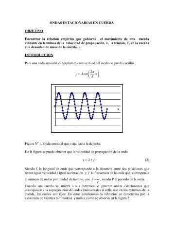 ONDAS ESTACIONARIAS EN CUERDA