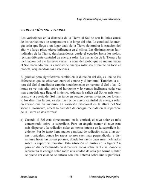 CAPITULO 2. CLIMATOLOGÍA Y LAS ESTACIONES. En el ... - DGEO