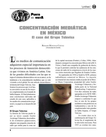 Concentracion Mediatica en Mexico. El caso del Grupo