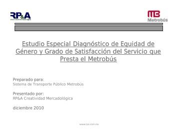 Descargar .pdf - Metrobús