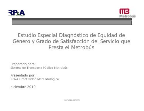 Descargar .pdf - Metrobús