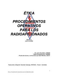 ética y procedimientos operativos para los radioaficionados - LU1DMA