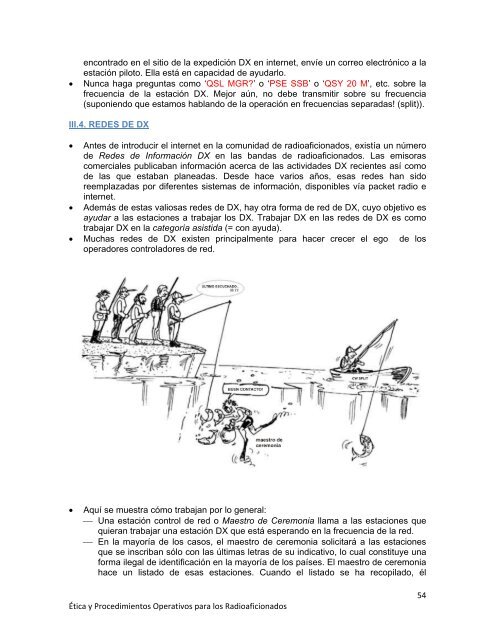 ética y procedimientos operativos para los radioaficionados - LU1DMA