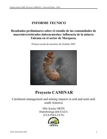 Proyecto CAMINAR - CAZALAC