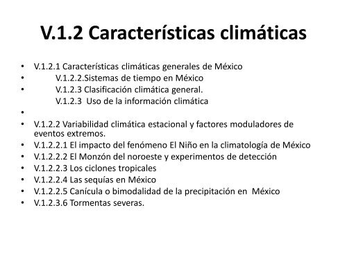 V.1.2 Características climáticas