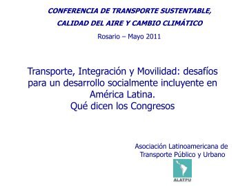 Asociación Latinoamericana de Transporte Público y Urbano