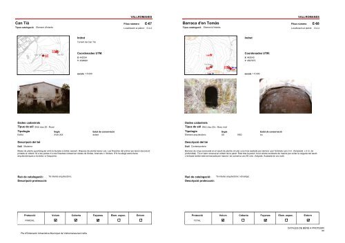 Catàleg bens - Ajuntament de Vallromanes