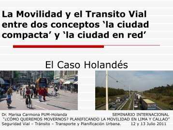 El trafico urbano-regional Entre dos conceptos la ciudad compacta y ...