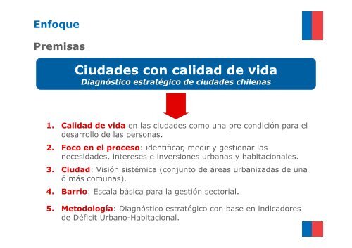 Ciudades con calidad de vida - Asociación Chilena de ...