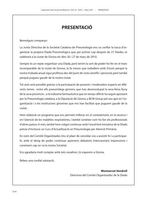 ANNALS DE MEDICINA - Societat Catalana de Pneumologia