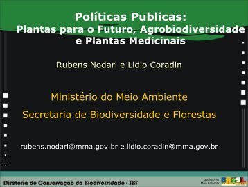 Projeto Pró-Bio/Plantas do Futuro