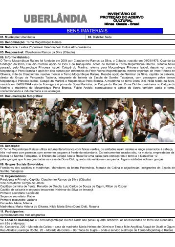 Terno Congo Moçambique Raizes - Prefeitura Municipal de ...