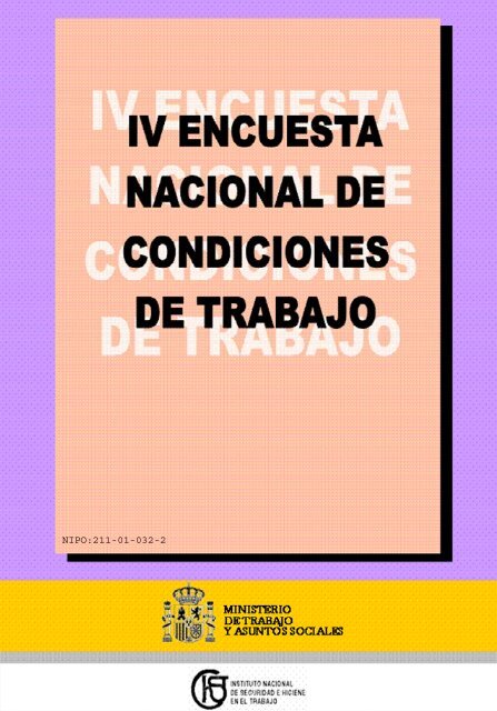 pdf ,9,01 Mbytes - Observatorio Estatal de Condiciones de Trabajo