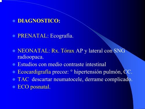 HERNIA DIAFRAGMATICA CONGENITA