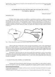 as representações rupestres do estado de santa catarina, brasil