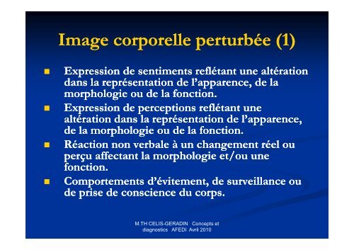 Concepts et diagnostic [Mode de compatibilité] - AFEDI