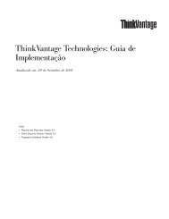 ThinkVantage Technologies: Guia de Implementação