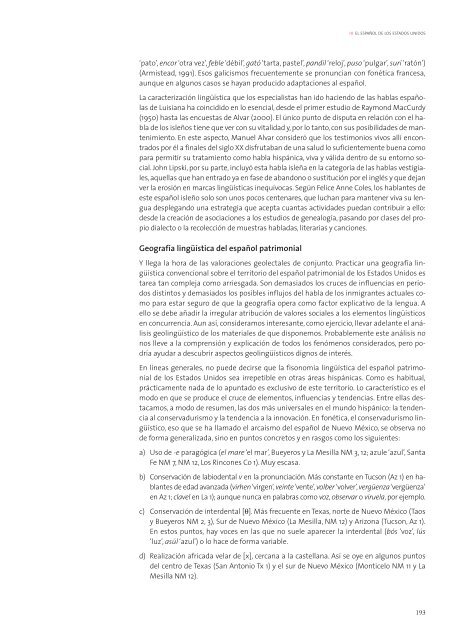 Caracterización del español patrimonial - Centro Virtual Cervantes