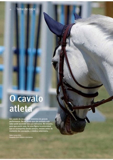 O cavalo atleta - Veterinária Actual