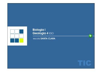 Biologia i Geologia 4 ESO - escola Santa Clara