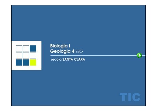 Biologia i Geologia 4 ESO - escola Santa Clara