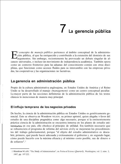 “Teoría Administrativa del Estado”. - Instituto Nacional de ...