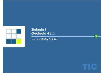 Biologia i Geologia 4 ESO - escola Santa Clara