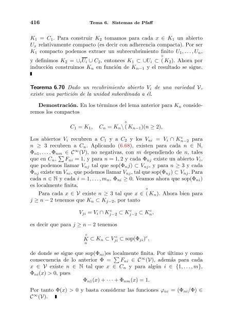 Apuntes de Ecuaciones diferenciales - Universidad de Extremadura