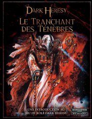 Le tranchant des ténèbres - Bibliothèque Interdite