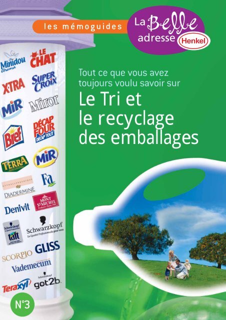 Le Tri et le recyclage des emballages - La Belle Adresse