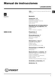 manual instrucciones lavadora indesit win 110 manual instrucciones lavadora indesit win 110