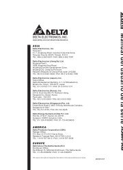 Capítulo 7 Parámetros del servo - Delta Electronics