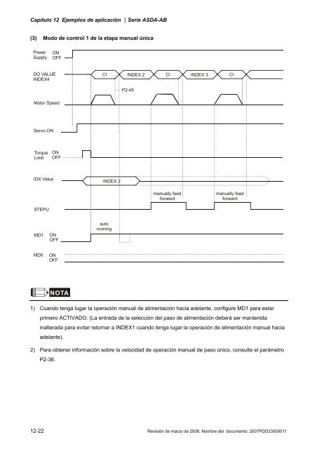 Capítulo 7 Parámetros del servo - Delta Electronics