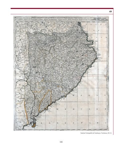 Els mapes del territori de Catalunya durant dos-cents anys, 1600-1800