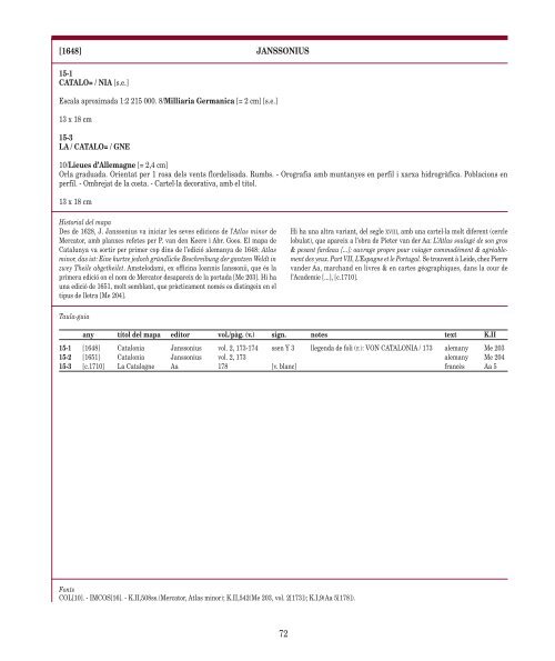 Els mapes del territori de Catalunya durant dos-cents anys, 1600-1800