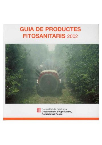 Registre, classificació i condicions d¿ús dels plaguicides - RuralCat