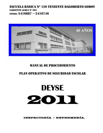 PLAN OPERATIVO DE SEGURIDAD ESCOLAR - Red Crecemos