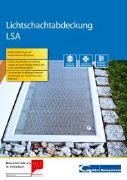 Lichtschachtabdeckung LSA - Gueller.ch