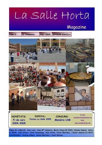 La Salle Horta Magazine - La Salle Catalunya