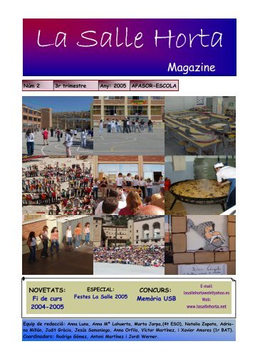 La Salle Horta Magazine - La Salle Catalunya