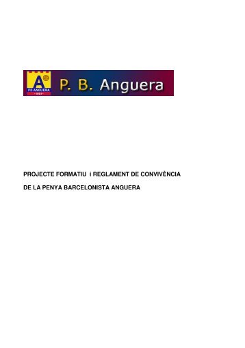 Descarregar el Reglament de règim intern (PDF) - PB Anguera