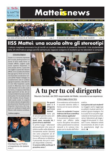 Matteis news is - ITIS Mattei maglie