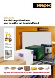 SMG 50/55 Hochleistungs-Maschinen zum Umreifen mit - strapex.com