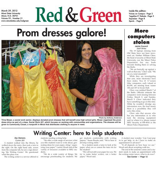 Prom dresses galore! - Minot State University