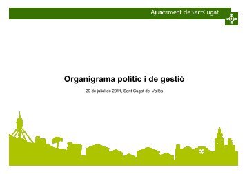 Organigrama polític i de gestió