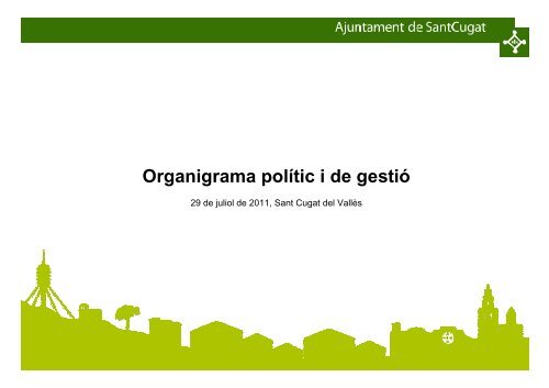 Organigrama polític i de gestió