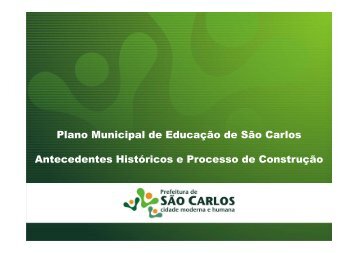 PME Geria processo historico.pdf - Prefeitura Municipal de São Carlos