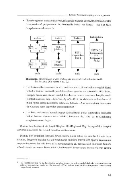 Euskal morfologiaren tratamendu automatikorako tresnak