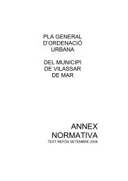 ANNEX NORMATIVA - Ajuntament de Vilassar de Mar