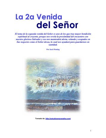 La Segunda Venida del Senor.pdf - Atalayas en Acción